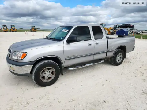 5TBRT34111S134252 — 2001 Toyota Tundra, Передняя часть, фото до ремонта