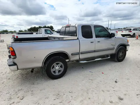 2001 Toyota Tundra Sr5 VIN 5TBRT34111S134252 фото 3
