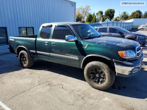 5TBRT34101S187413 — 2001 Toyota Tundra, фото 4 с аукциона Copart, Передняя часть
