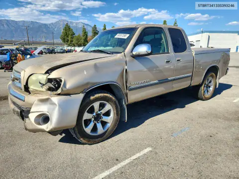 5TBRT34133S393246 — 2003 Toyota Tundra, Передняя часть, фото до ремонта