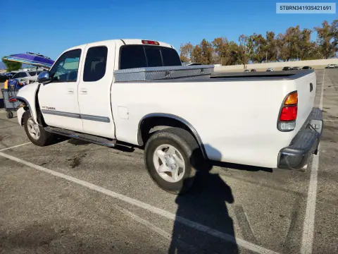 2003 Toyota Tundra Sr5 VIN 5TBRN34193S421691 фото 2