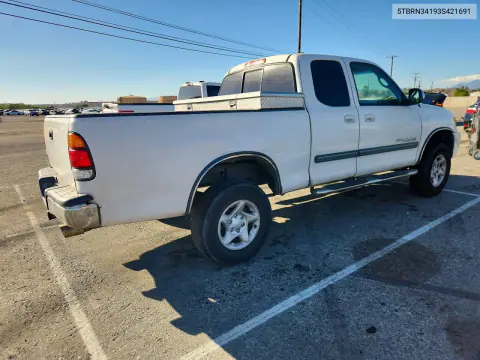 2003 Toyota Tundra Sr5 VIN 5TBRN34193S421691 фото 3