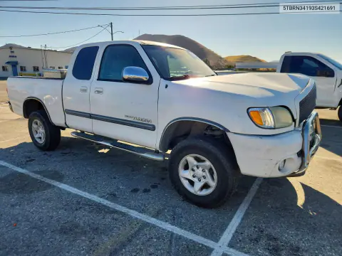 2003 Toyota Tundra Sr5 VIN 5TBRN34193S421691 фото 4
