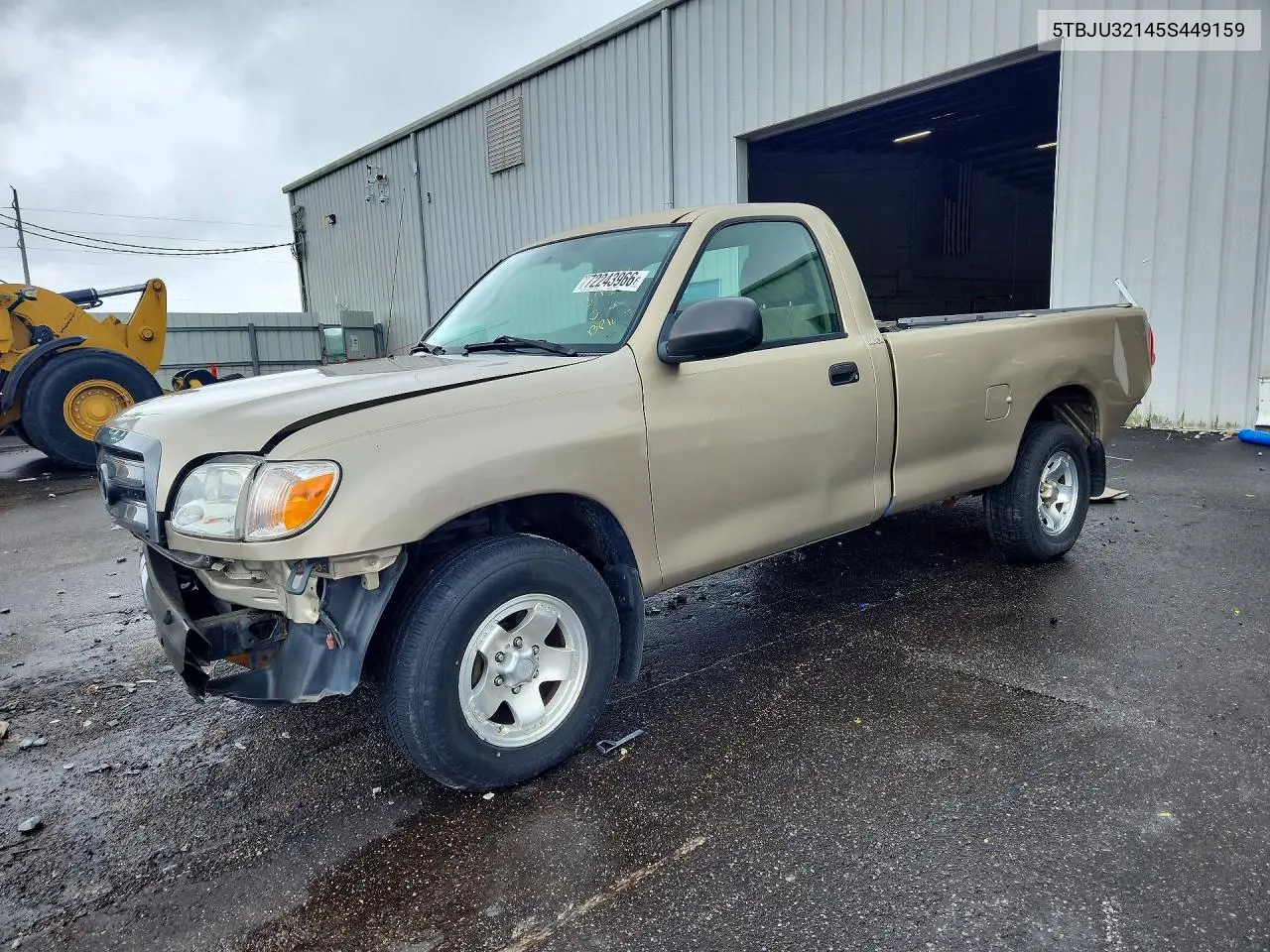 2005 Toyota Tundra Base VIN 5TBJU32145S449159 фото 1