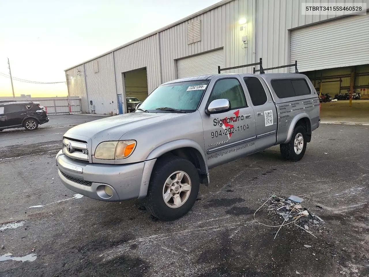 2005 Toyota Tundra Access Cab Sr5 VIN 5TBRT34155S460528 фото 1