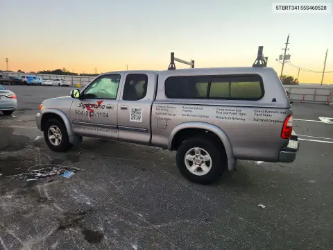 2005 Toyota Tundra Access Cab Sr5 VIN 5TBRT34155S460528 фото 2