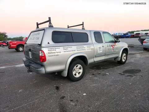 2005 Toyota Tundra Access Cab Sr5 VIN 5TBRT34155S460528 фото 3