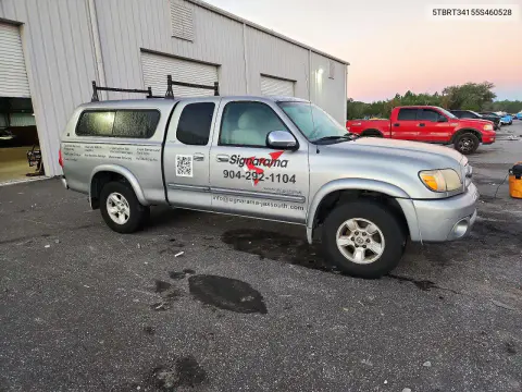 2005 Toyota Tundra Access Cab Sr5 VIN 5TBRT34155S460528 фото 4