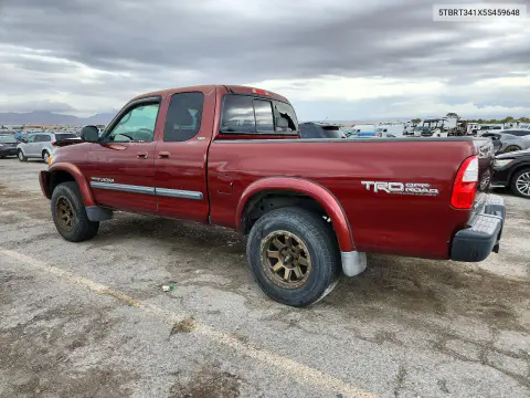 2005 Toyota Tundra Access Cab Sr5 VIN 5TBRT341X5S459648 фото 2