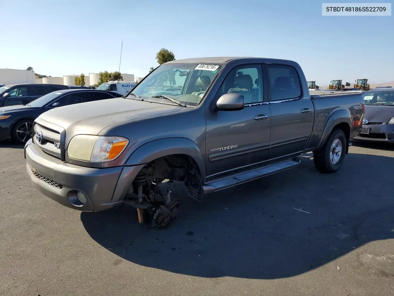 2006 Toyota Tundra Double Cab Limited VIN 5TBDT48186S522709 фото 1