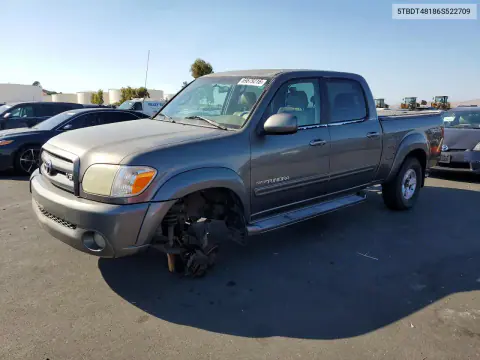 2006 Toyota Tundra Double Cab Limited VIN 5TBDT48186S522709 фото 1