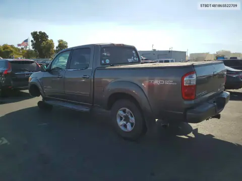 2006 Toyota Tundra Double Cab Limited VIN 5TBDT48186S522709 фото 2