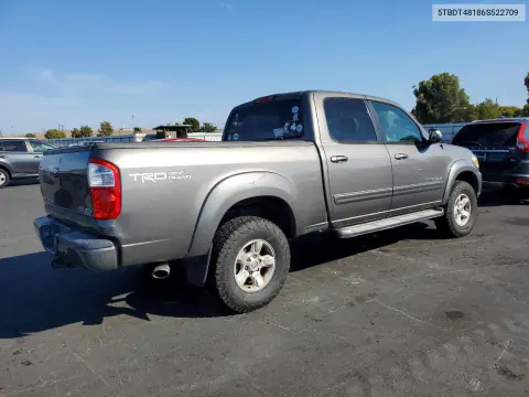 2006 Toyota Tundra Double Cab Limited VIN 5TBDT48186S522709 фото 3