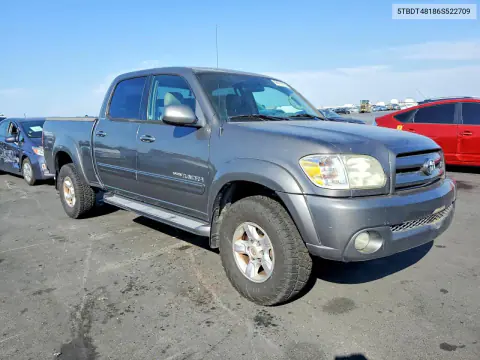 2006 Toyota Tundra Double Cab Limited VIN 5TBDT48186S522709 фото 4