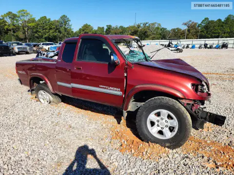 2006 Toyota Tundra Sr5 VIN 5TBBT44166S481185 фото 4