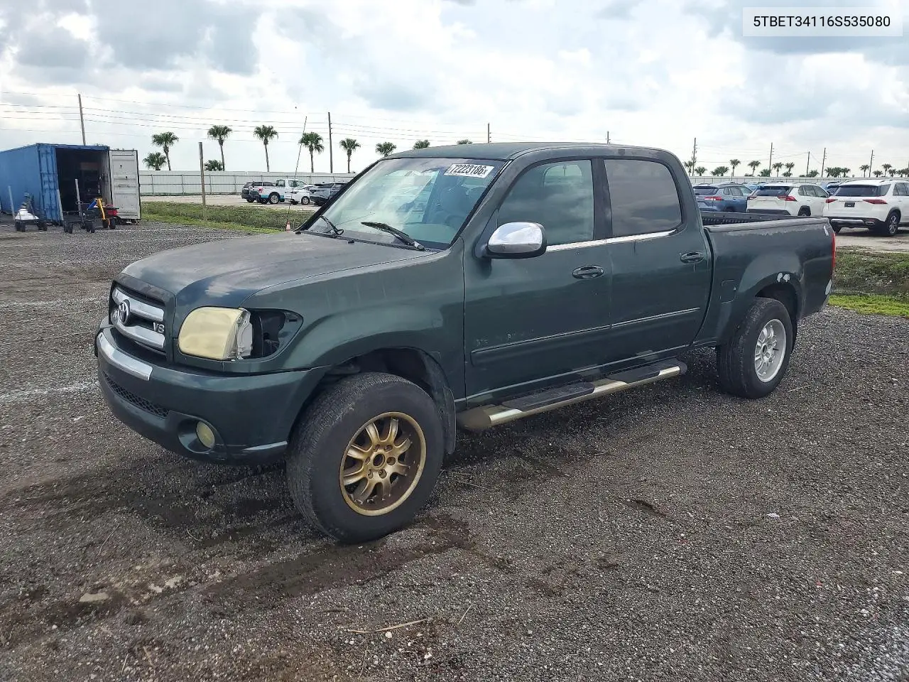 2006 Toyota Tundra Double Cab Sr5 VIN 5TBET34116S535080 фото 1