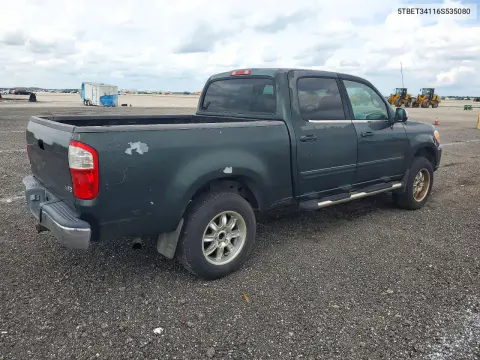 2006 Toyota Tundra Double Cab Sr5 VIN 5TBET34116S535080 фото 3
