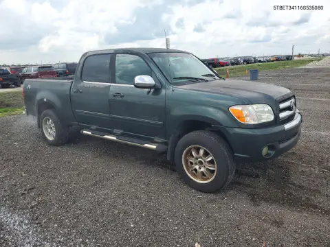 2006 Toyota Tundra Double Cab Sr5 VIN 5TBET34116S535080 фото 4