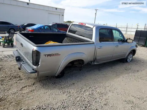 2006 Toyota Tundra Double Cab Sr5 VIN 5TBDT44166S503291 фото 3