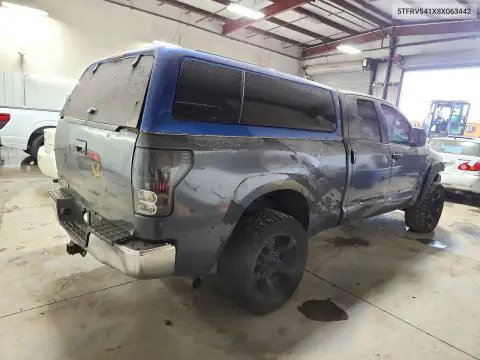 2008 Toyota Tundra Grade VIN 5TFRV541X8X063442 фото 3