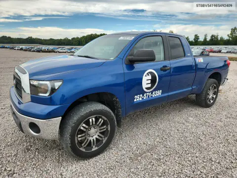 5TBBV54198S492409 — 2008 Toyota Tundra, Задняя часть, фото до ремонта