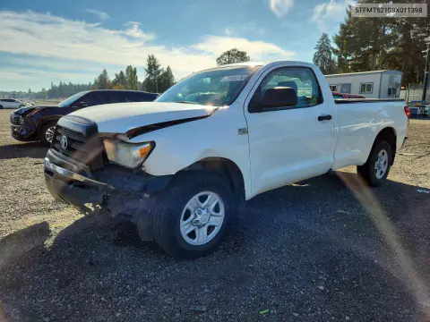 5TFMT52108X011398 — 2008 Toyota Tundra, Передняя часть, фото до ремонта
