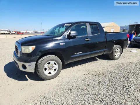 5TBBV541X8S505488 — 2008 Toyota Tundra, Сторона, фото до ремонта
