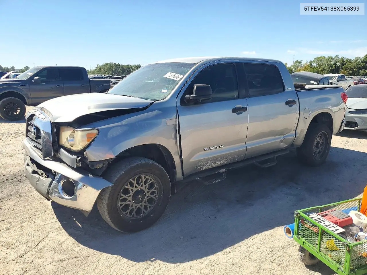2008 Toyota Tundra Sr5 VIN 5TFEV54138X065399 фото 1