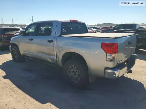 2008 Toyota Tundra Sr5 VIN 5TFEV54138X065399 фото 2