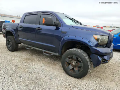2008 Toyota Tundra Grade VIN 5TBDV54108S512085 фото 4