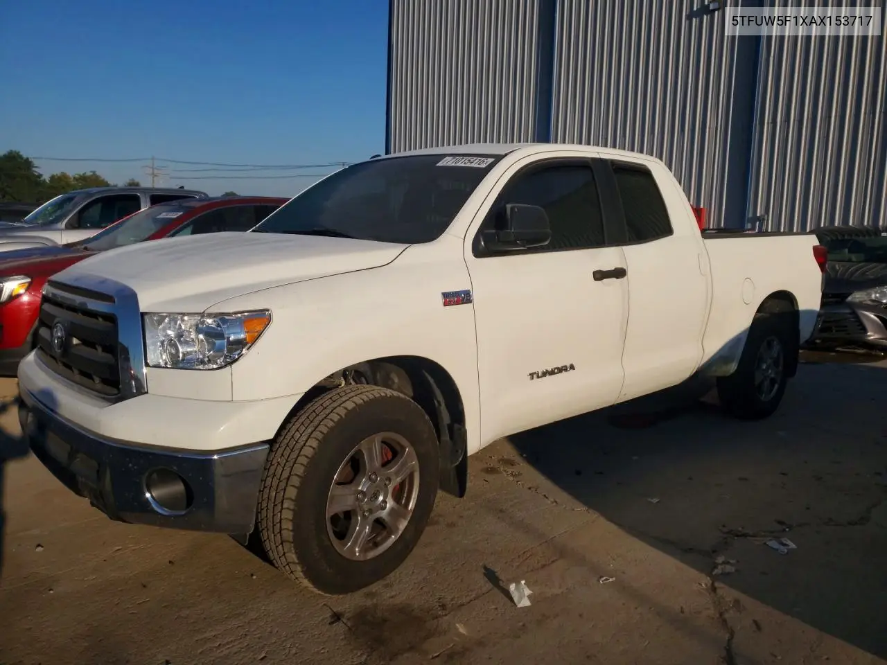 2010 Toyota Tundra Double Cab Sr5 VIN 5TFUW5F1XAX153717 фото 1