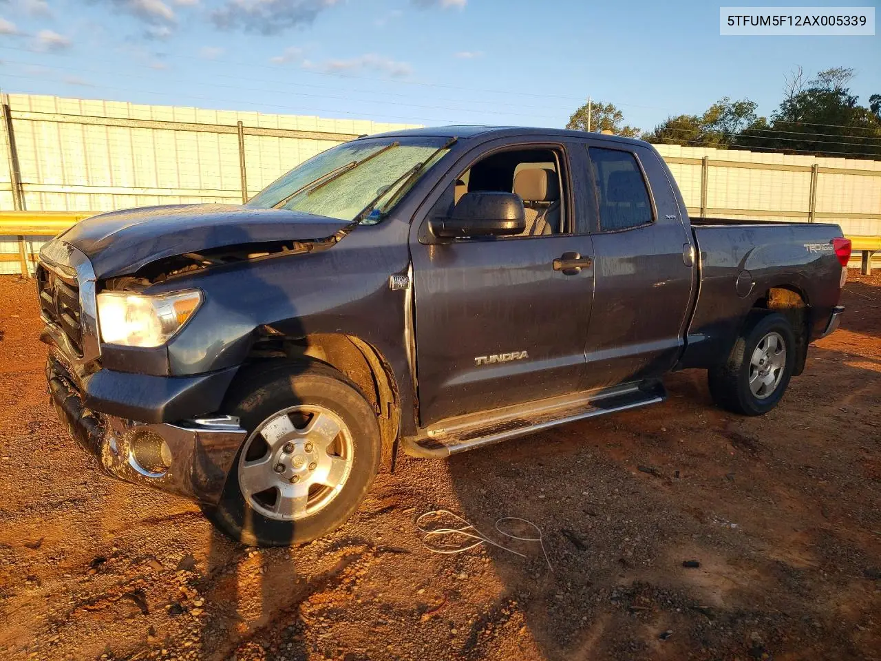2010 Toyota Tundra Double Cab Sr5 VIN 5TFUM5F12AX005339 фото 1