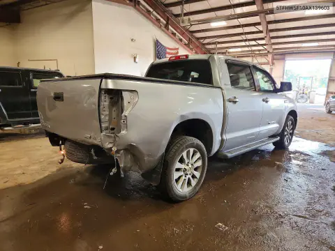 2010 Toyota Tundra Crewmax Limited VIN 5TFHW5F10AX139603 фото 3