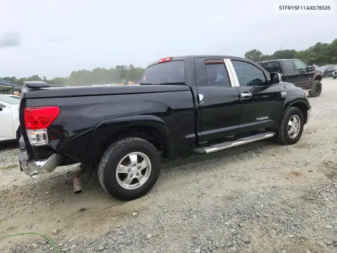 2010 Toyota Tundra Double Cab Sr5 VIN 5TFRY5F11AX078535 фото 3