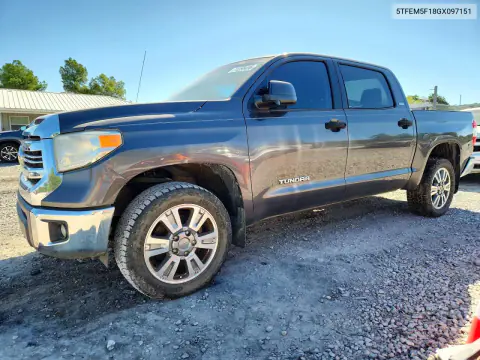 5TFEM5F18GX097151 — 2016 Toyota Tundra, Задняя часть, фото до ремонта