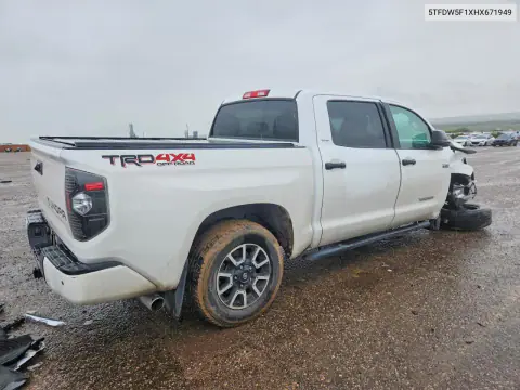 2017 Toyota Tundra Sr5 VIN 5TFDW5F1XHX671949 фото 3