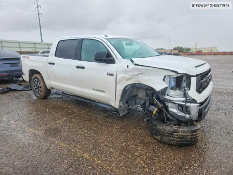 2017 Toyota Tundra Sr5 VIN 5TFDW5F1XHX671949 фото 4