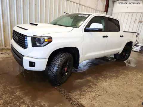 5TFDY5F14KX809308 — 2019 Toyota Tundra, Сторона, фото до ремонта