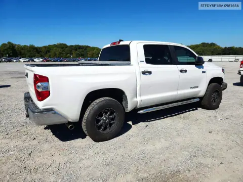 2021 Toyota Tundra Sr5 VIN 5TFDY5F15MX981656 фото 3