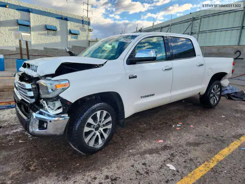 5TFHY5F16MX011302 — 2021 Toyota Tundra, Задняя часть, фото до ремонта