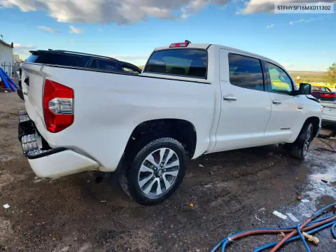 5TFHY5F16MX011302 — 2021 Toyota Tundra, фото 3 с аукциона Copart, Задняя часть