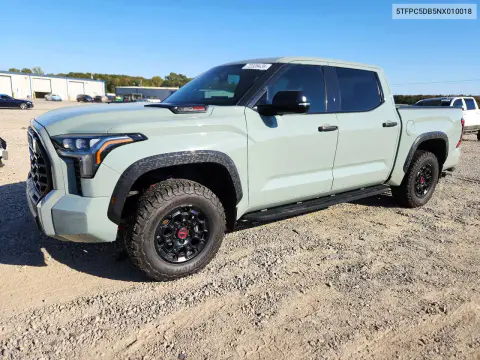 5TFPC5DB5NX010018 — 2022 Toyota Tundra, Механические повреждения, фото до ремонта