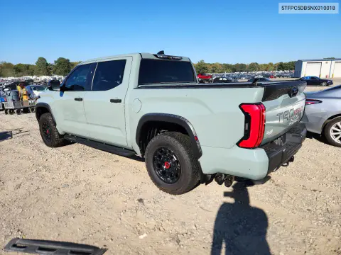 2022 Toyota Tundra Trd Pro Hv VIN 5TFPC5DB5NX010018 фото 2