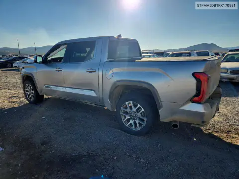 2024 Toyota Tundra 1794 Edition VIN 5TFMA5DB1RX170881 фото 2
