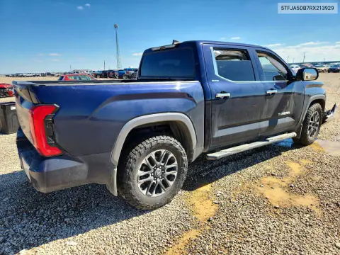 2024 Toyota Tundra Crewmax Limited VIN 5TFJA5DB7RX213929 фото 3