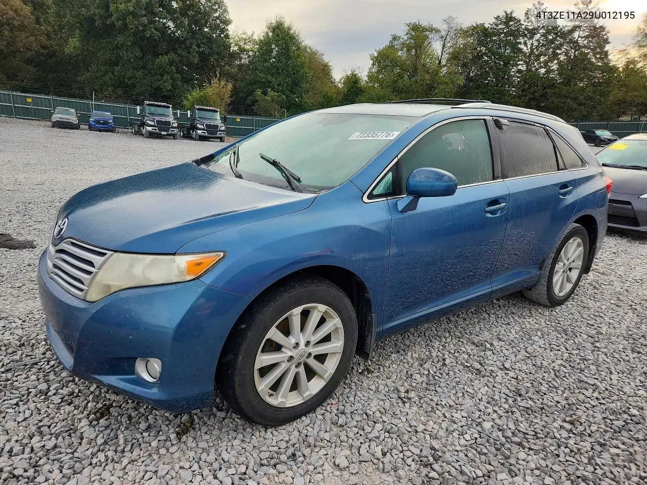 2009 Toyota Venza Fwd 4Cyl VIN 4T3ZE11A29U012195 фото 1