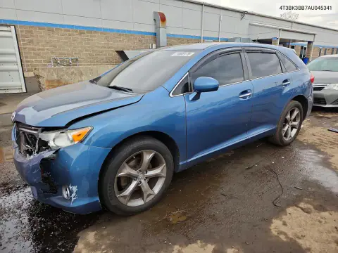 4T3BK3BB7AU045341 — 2010 Toyota Venza, Передняя часть, фото до ремонта