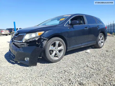 4T3BK3BB6AU033908 — 2010 Toyota Venza, Передняя часть, фото до ремонта