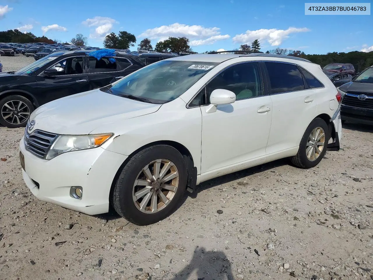 2011 Toyota Venza Fwd 4Cyl VIN 4T3ZA3BB7BU046783 фото 1