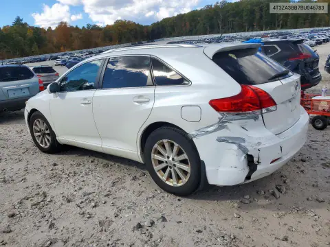 2011 Toyota Venza Fwd 4Cyl VIN 4T3ZA3BB7BU046783 фото 2